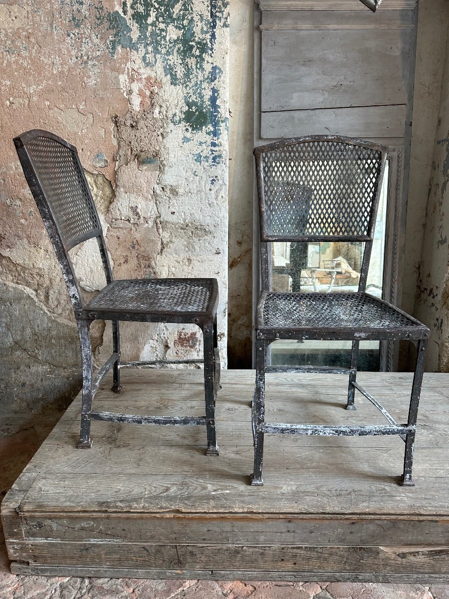 Pair Of Chairs - Gustave Serrurier - Bovy-photo-2