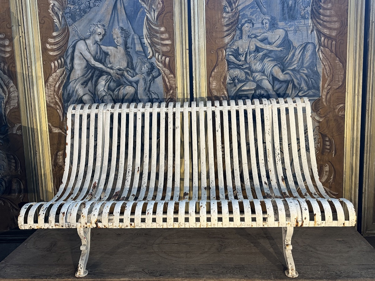 " Banc Renversé Avec Lames En Acier "-photo-1