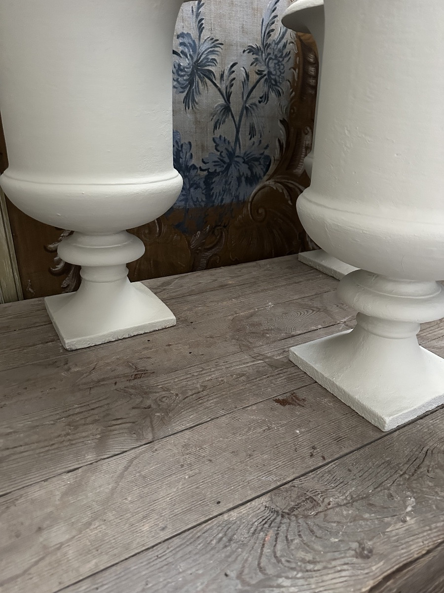 Rare Set Of Six Medici Vases In The Model.-photo-2