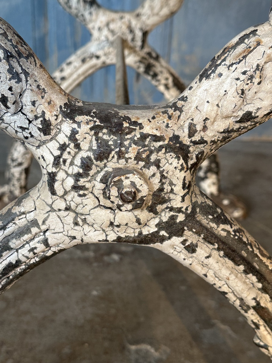 Cast Iron Table, Restoration Period-photo-3