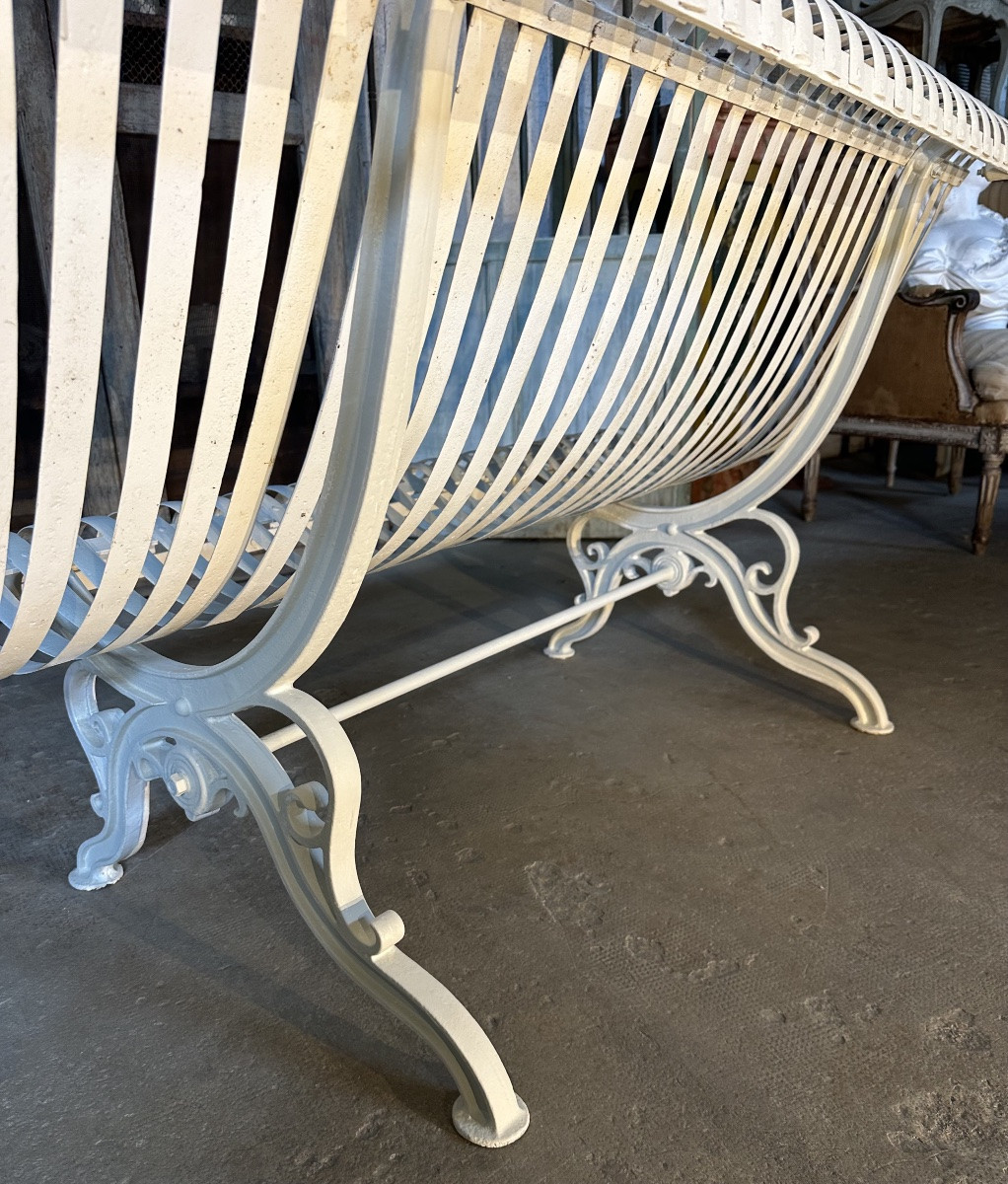 Banc de parc fin XIX ème-photo-4