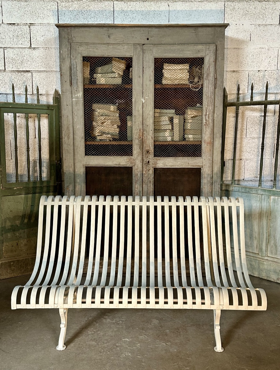 Banc de parc fin XIX ème
