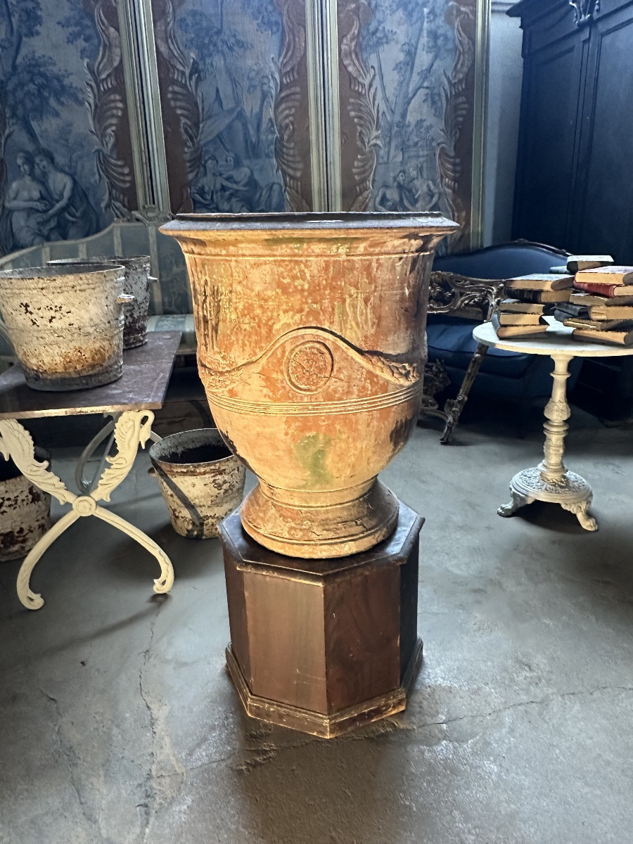 Vase d'Anduze XIX ème-photo-2