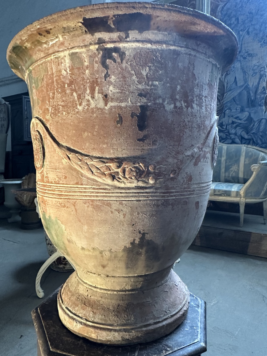 Vase d'Anduze XIX ème-photo-3