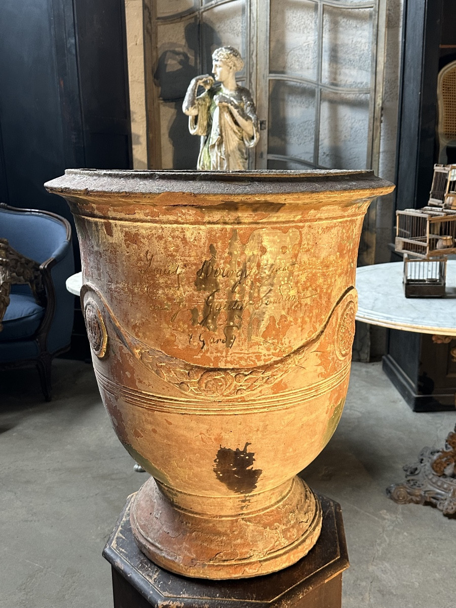 Vase d'Anduze XIX ème