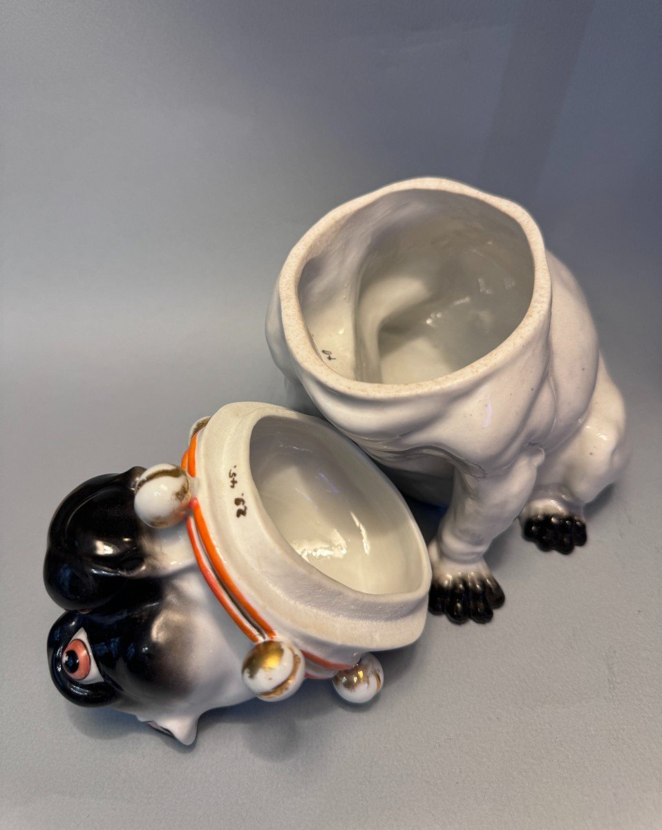 Carlin en porcelaine de Saxe. Pössneck (Conta & Boehme)-photo-4