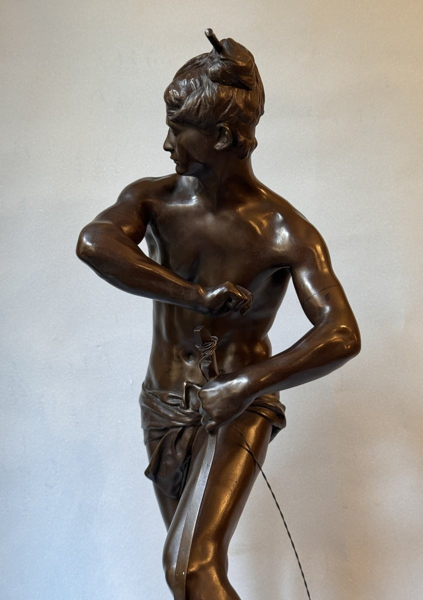 Sculpture en bronze "Sarpedon" Henri Peinte – Siot Decauville H 63-photo-4