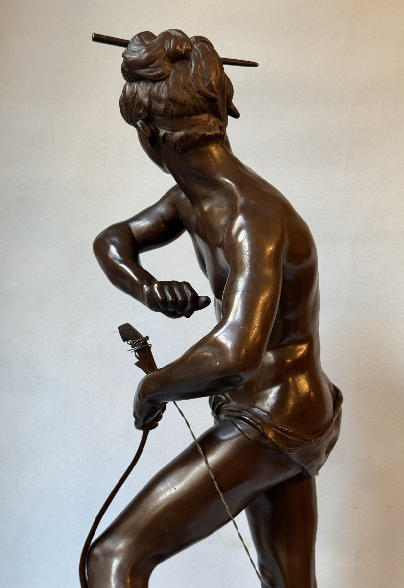 Sculpture en bronze "Sarpedon" Henri Peinte – Siot Decauville H 63-photo-1