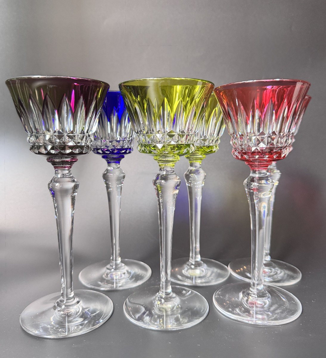 Baccarat Set - 6 Roemers Wine Glasses - Piccadilly