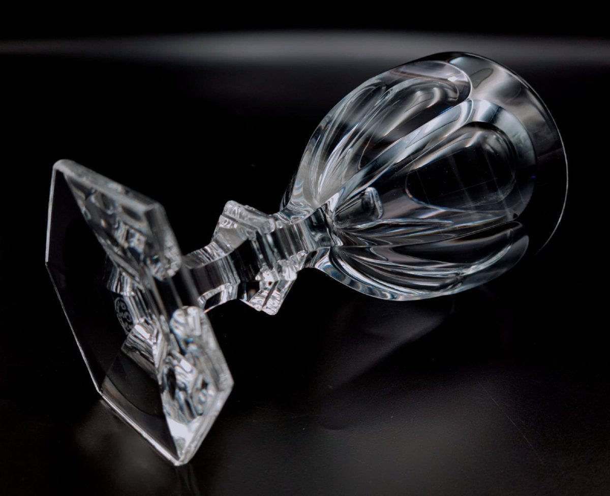 Baccarat 8 verres à vin blanc 12,4 cm Modèle Harcourt 1841-photo-3