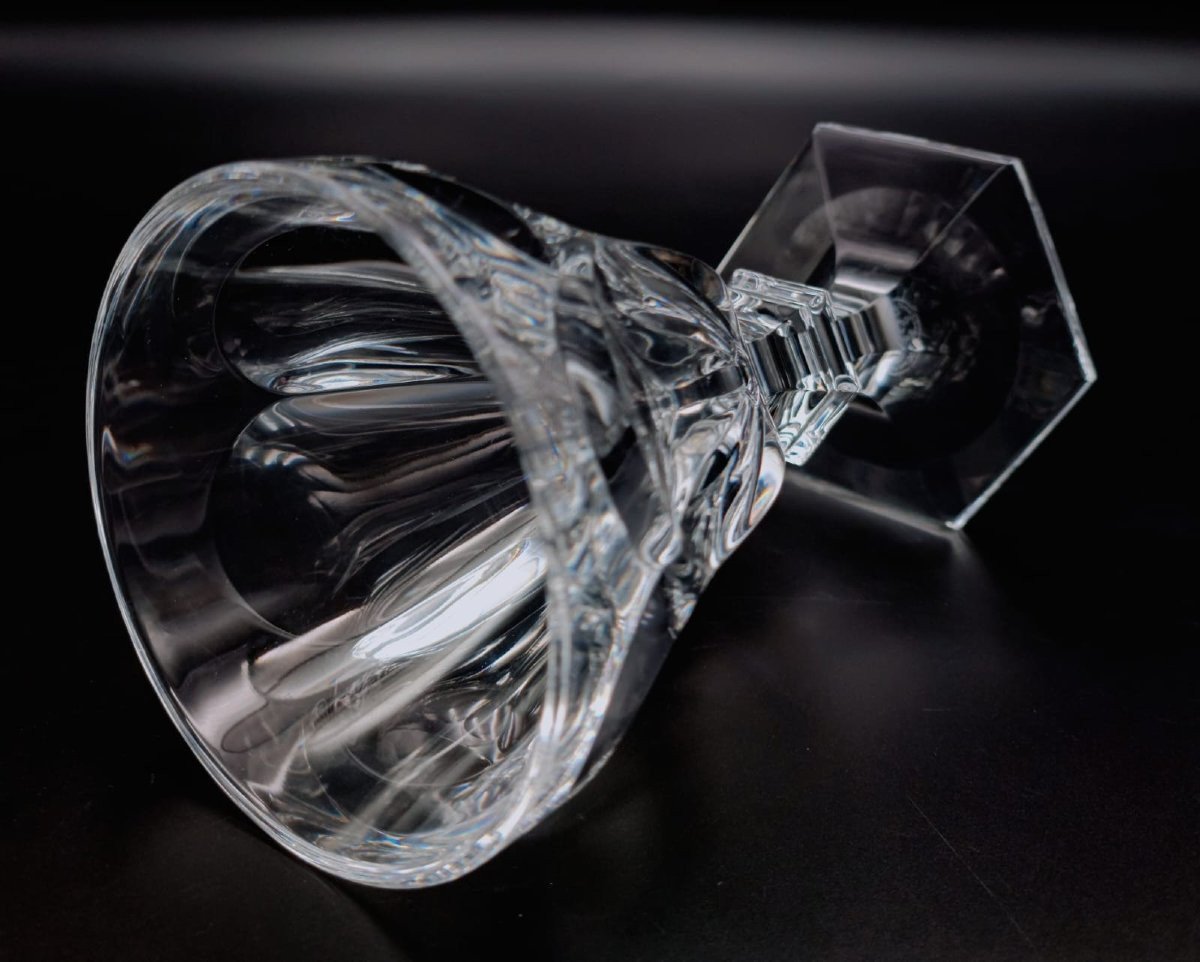 Baccarat 8 verres à vin blanc 12,4 cm Modèle Harcourt 1841-photo-4