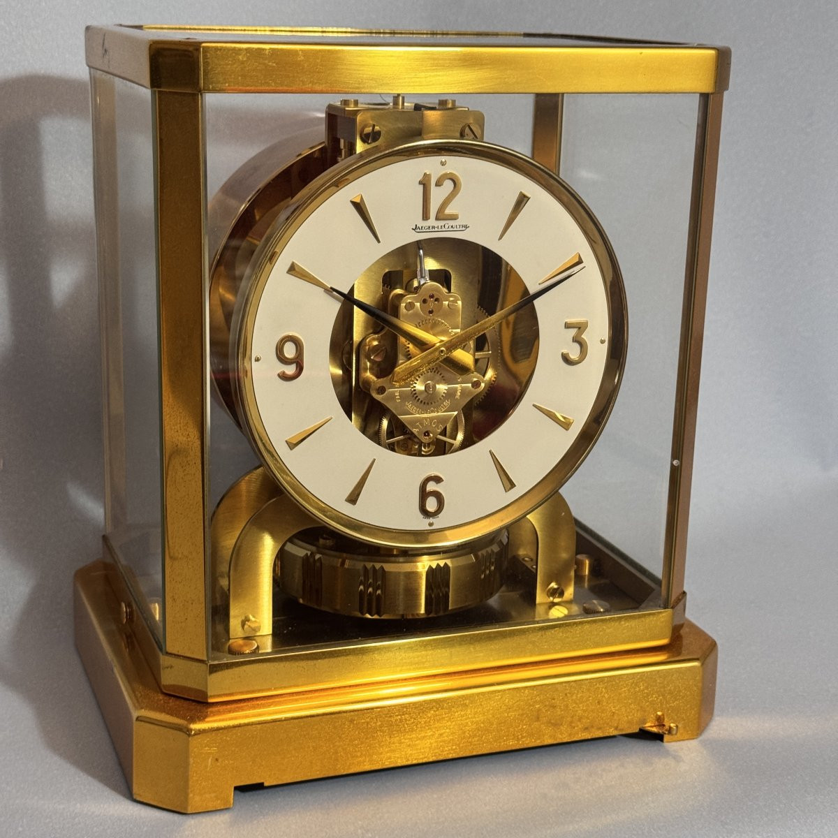 Jaeger-lecoultre Vintage Atmos Clock In Gold Brass -photo-3