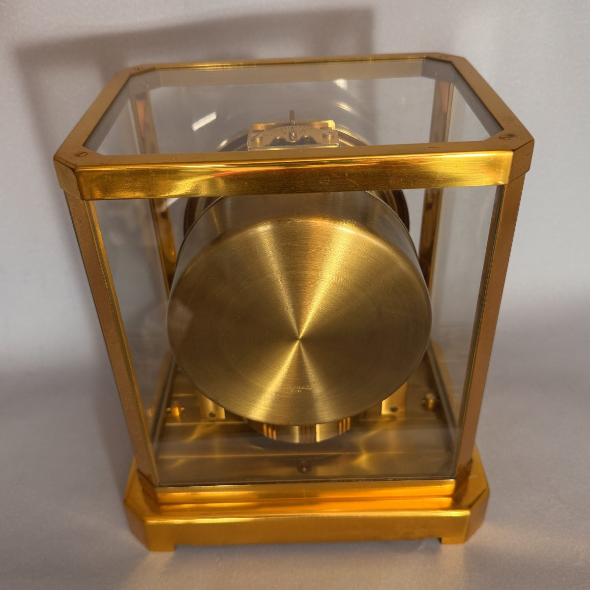 Jaeger-lecoultre Vintage Atmos Clock In Gold Brass -photo-4