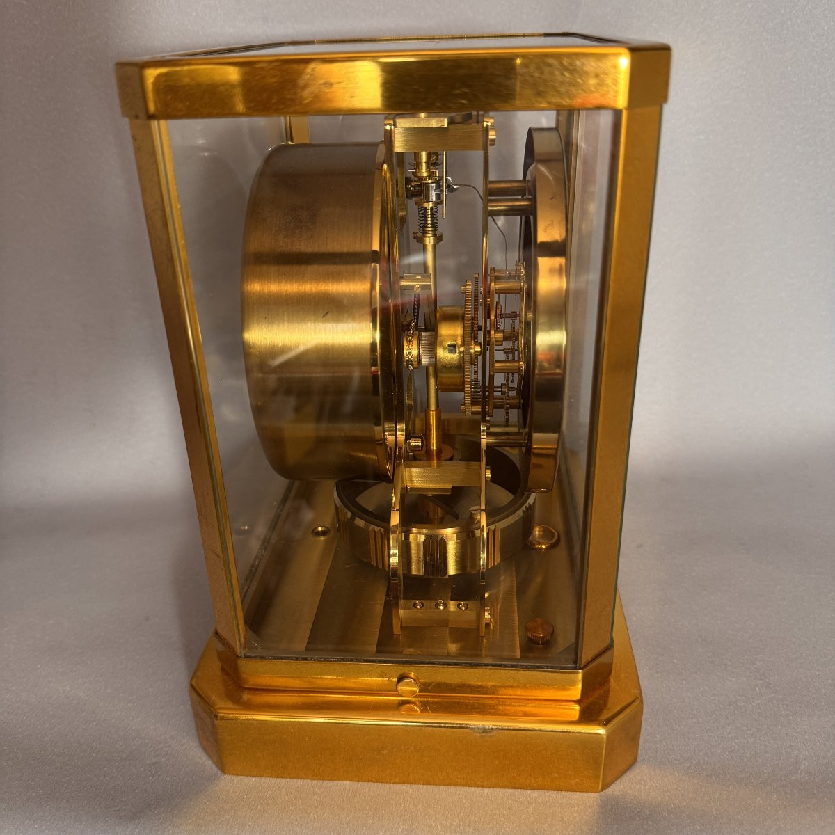 Jaeger-lecoultre Vintage Atmos Clock In Gold Brass -photo-1