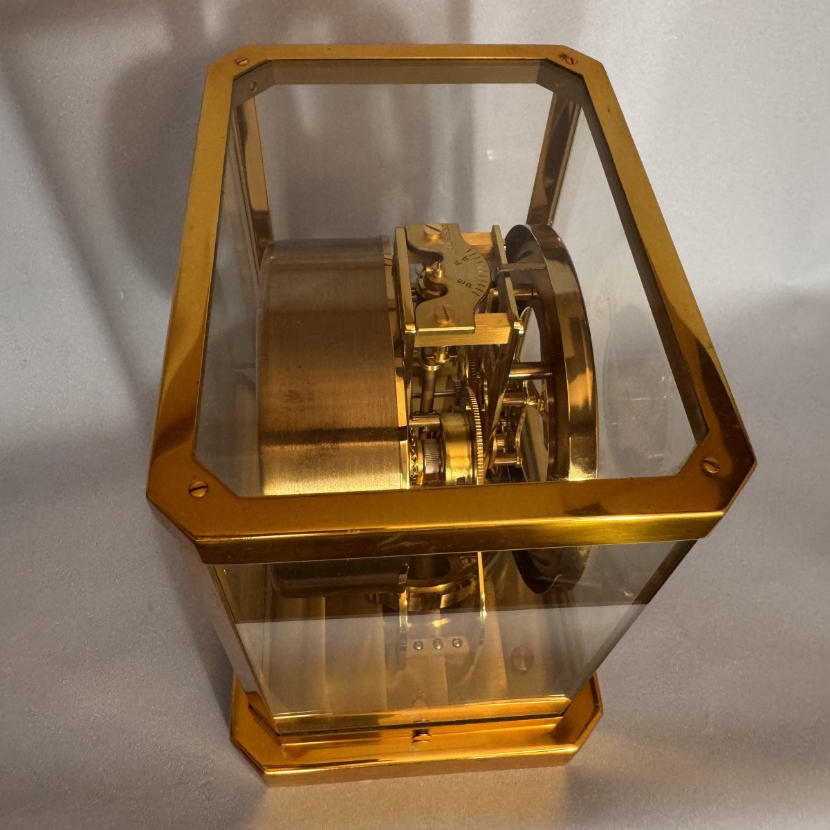 Jaeger-lecoultre Vintage Atmos Clock In Gold Brass -photo-2