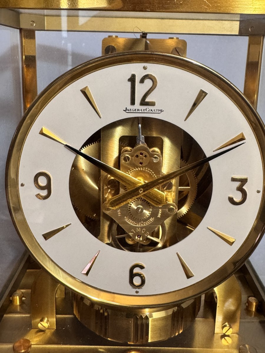 Jaeger-lecoultre Vintage Atmos Clock In Gold Brass -photo-4