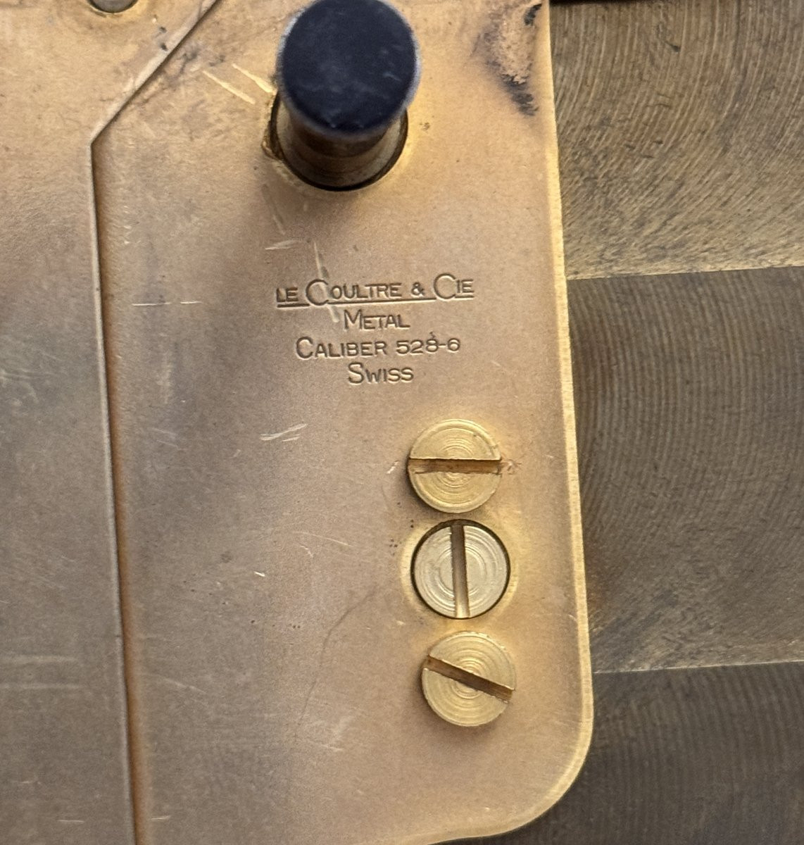 Jaeger-lecoultre Vintage Atmos Clock In Gold Brass -photo-5