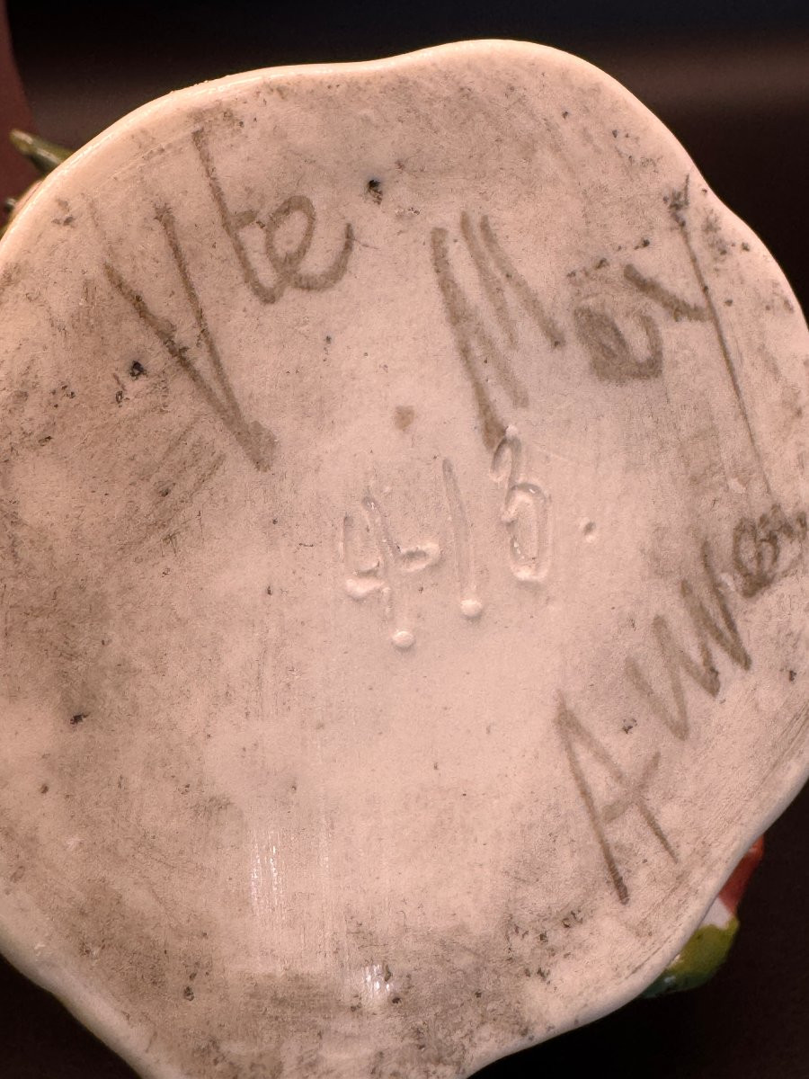 Pair Of Nymphenburg Porcelain Cockatoos By Joseph Wackerle-photo-3