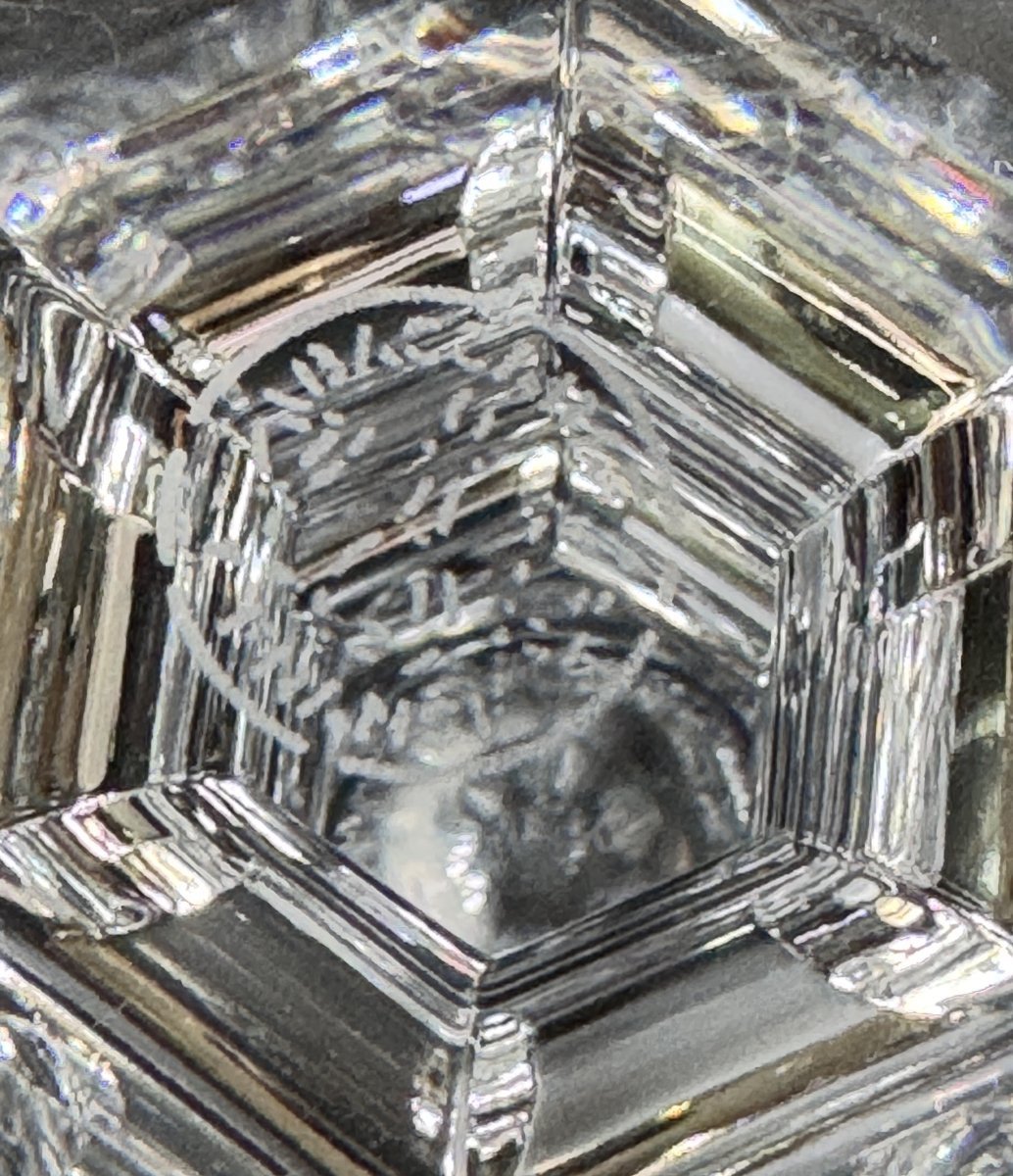 Baccarat 6 Champagne Flutes Harcourt Model 1841-photo-4