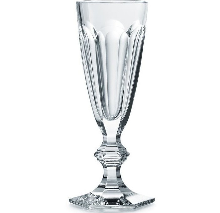 Baccarat 6 Champagne Flutes Harcourt Model 1841