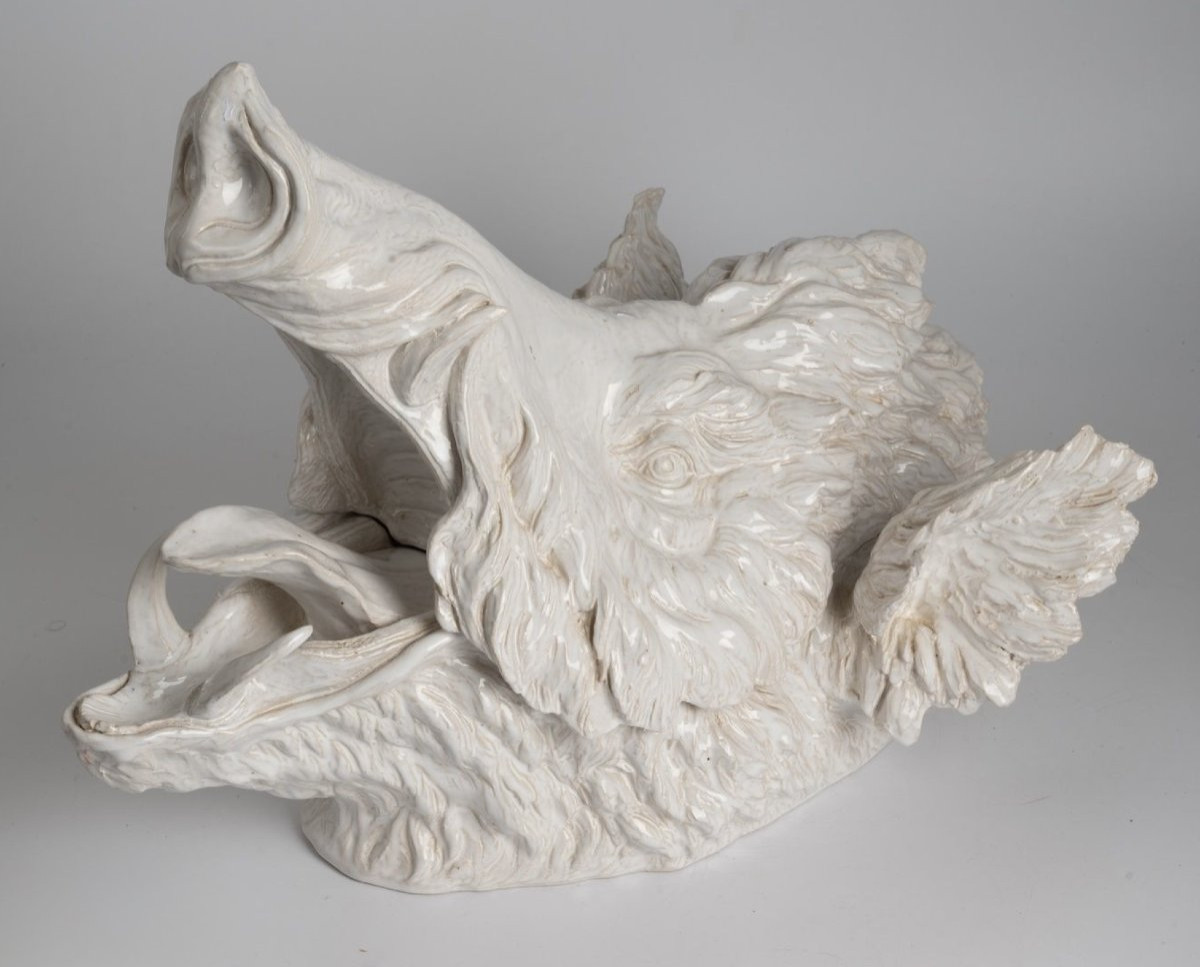 Hure De Sanglier - Terrine - Jean-paul Gourdon - Glazed Earthenware - Centerpiece-photo-2