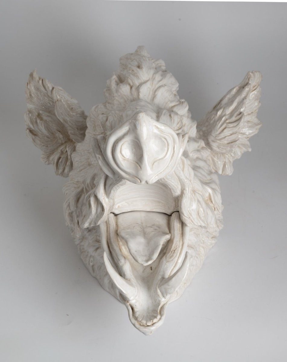 Hure De Sanglier - Terrine - Jean-paul Gourdon - Glazed Earthenware - Centerpiece-photo-4