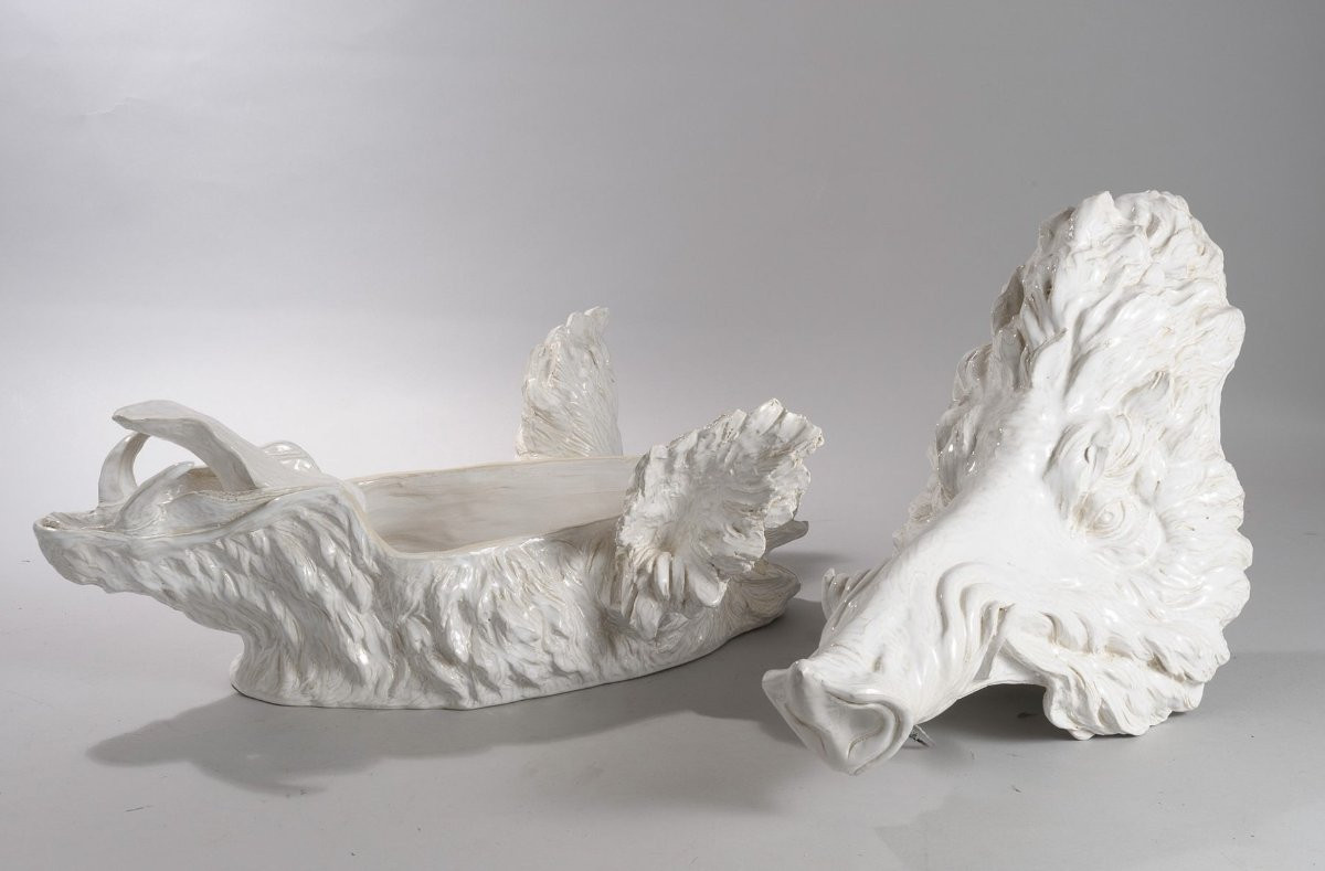 Hure De Sanglier - Terrine - Jean-paul Gourdon - Glazed Earthenware - Centerpiece-photo-1