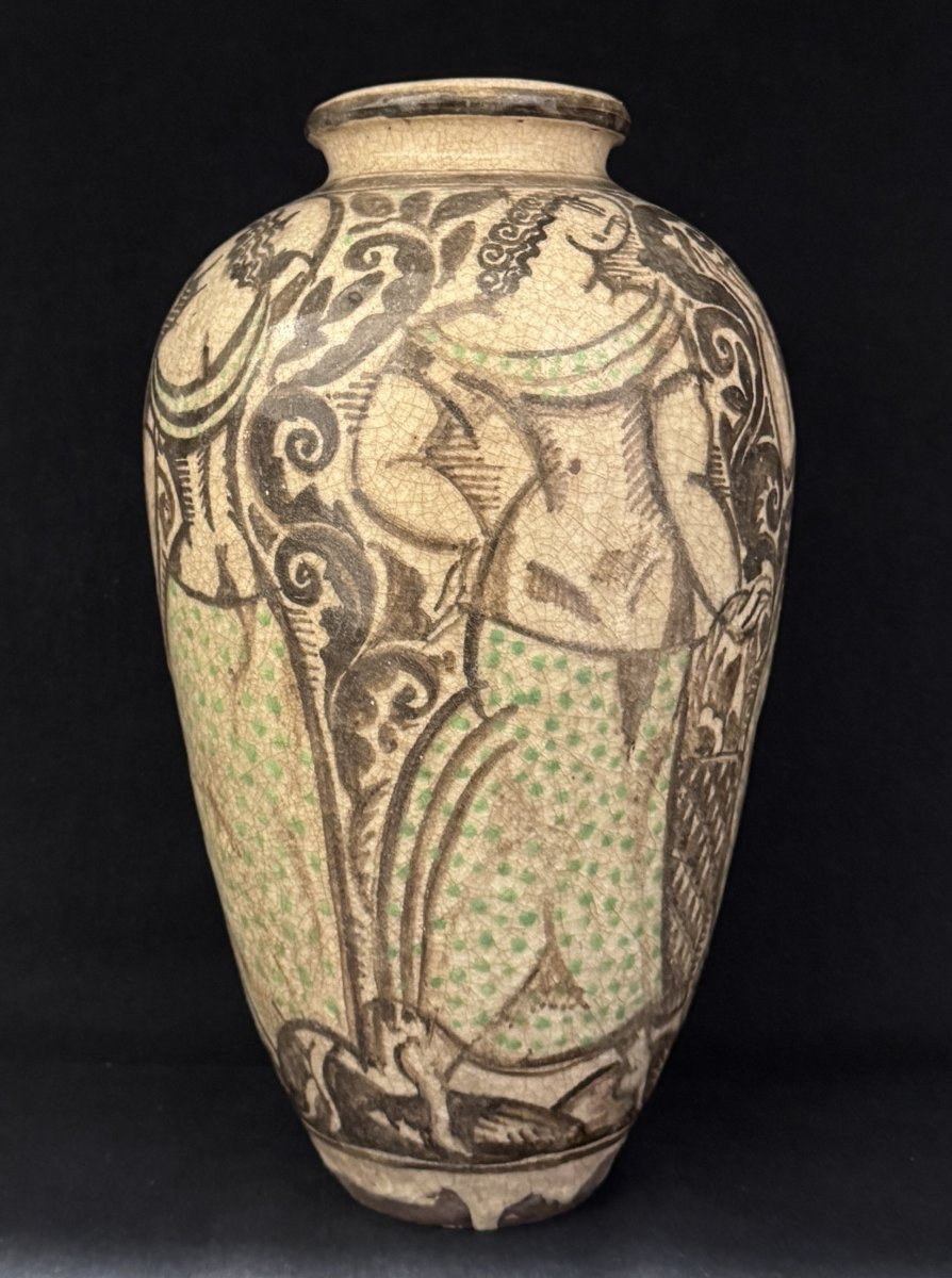 Important vase balustre signé René Buthaud - ArtDeco-photo-4