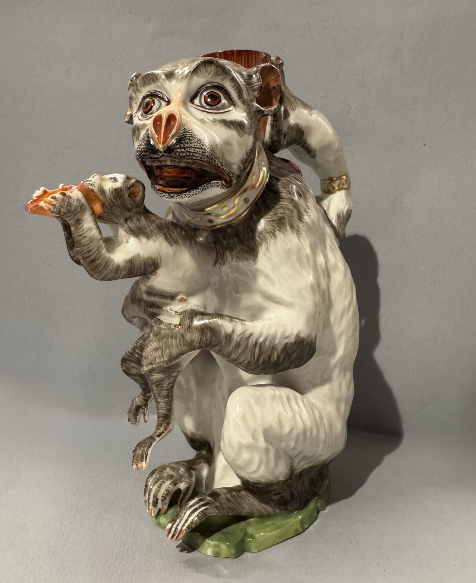 Samson Porcelain Monkey Teapot (kandler - Meissen)-photo-2