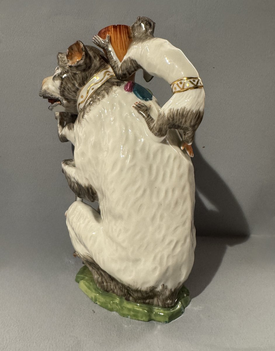 Samson Porcelain Monkey Teapot (kandler - Meissen)-photo-2