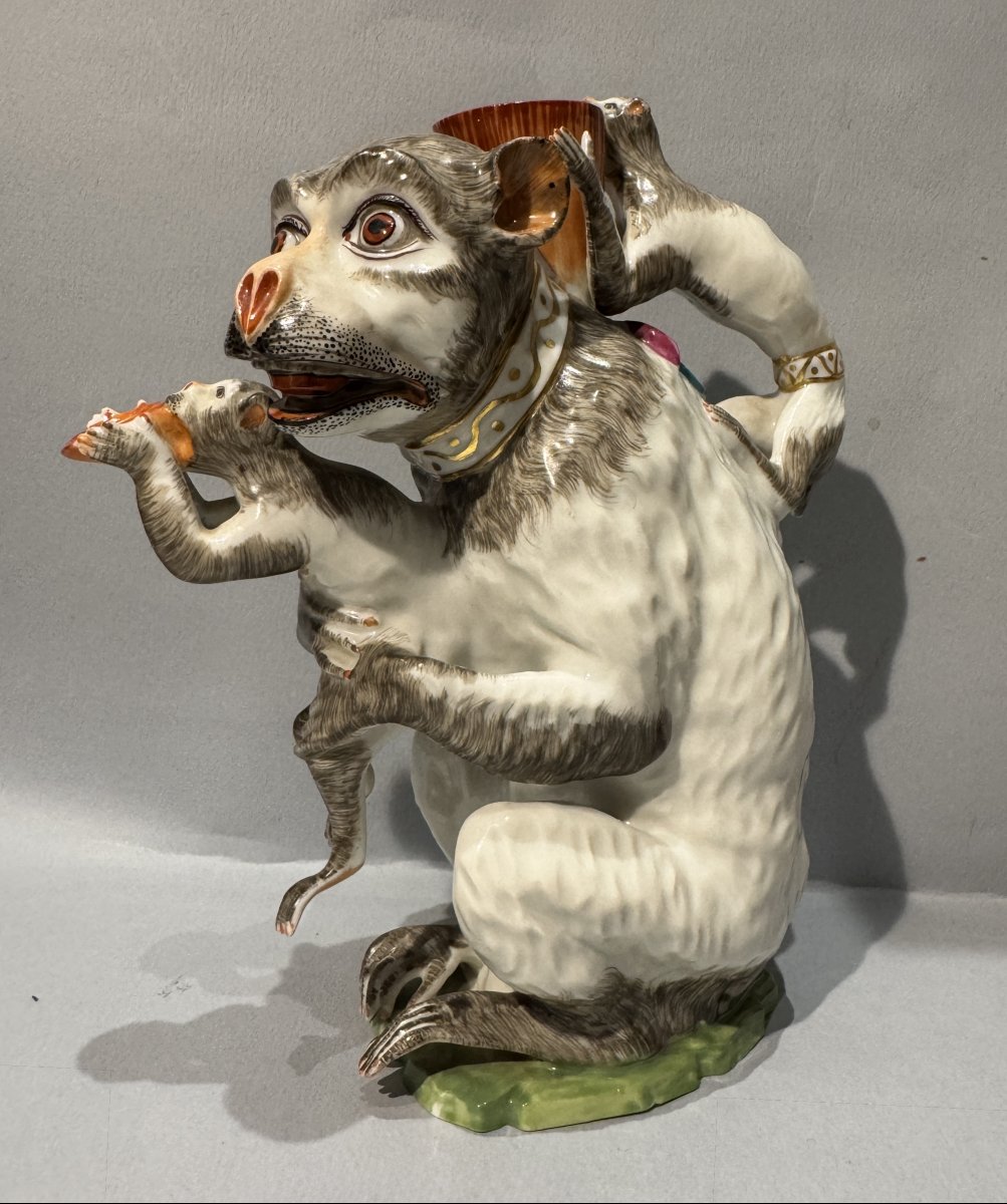 Samson Porcelain Monkey Teapot (kandler - Meissen)