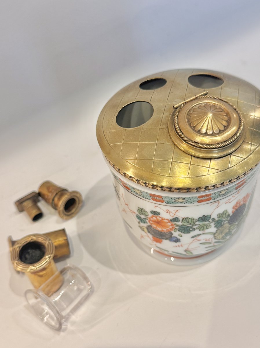 Samson Porcelain Inkwell With Chinese Design-photo-4