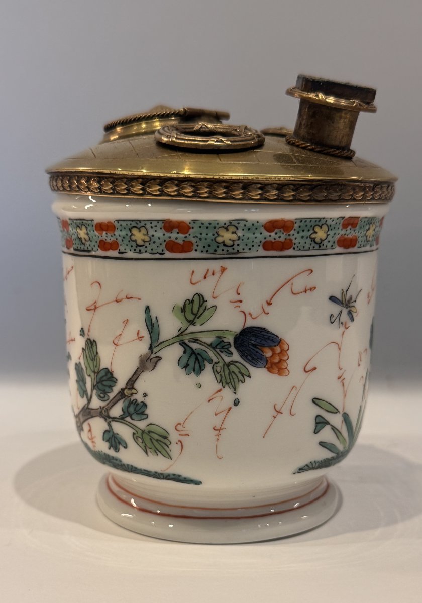 Samson Porcelain Inkwell With Chinese Design-photo-3