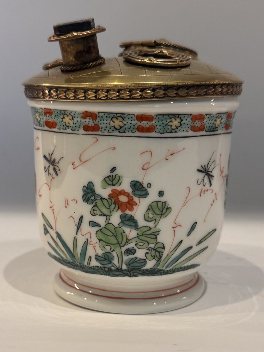 Samson Porcelain Inkwell With Chinese Design-photo-5