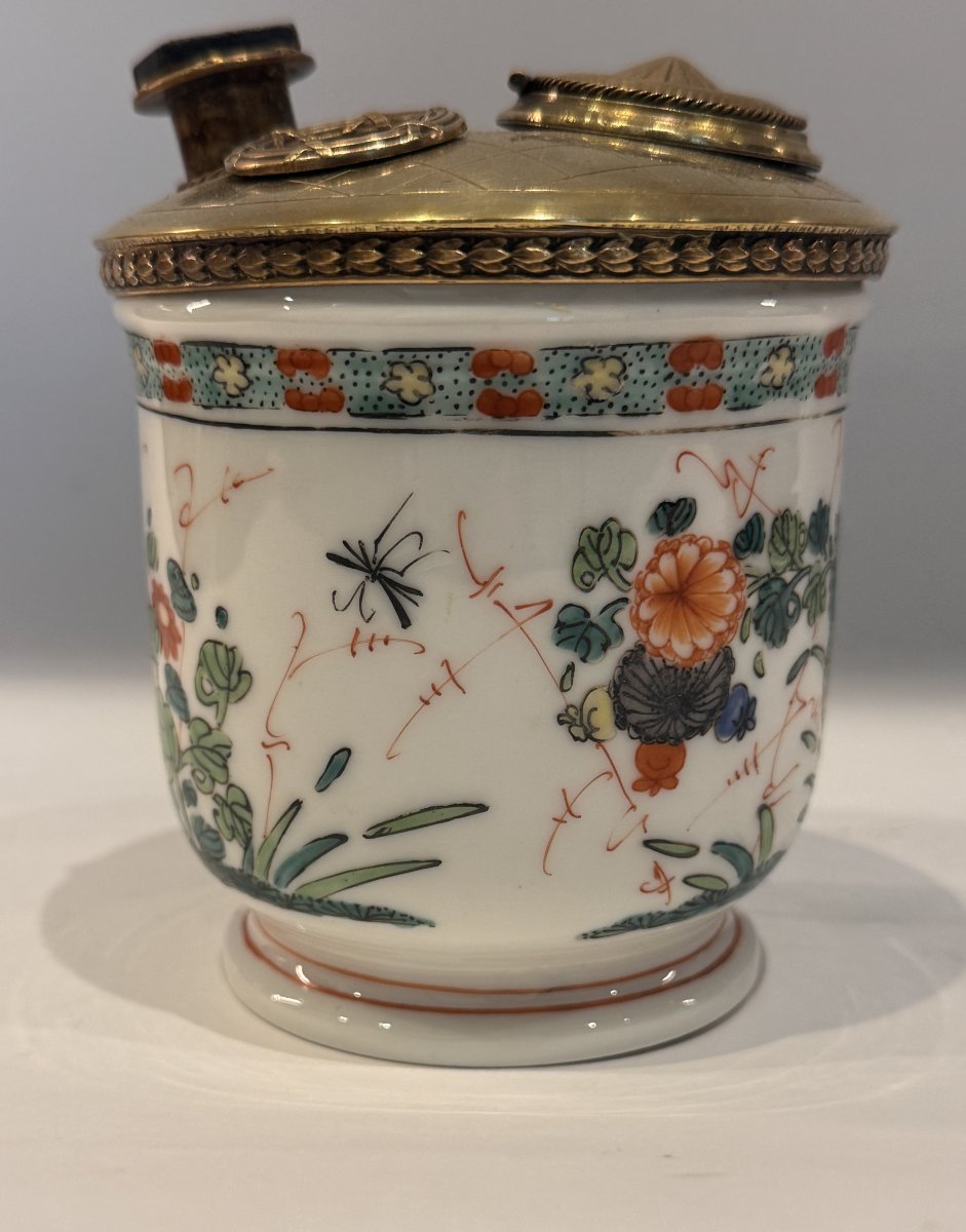 Samson Porcelain Inkwell With Chinese Design-photo-6