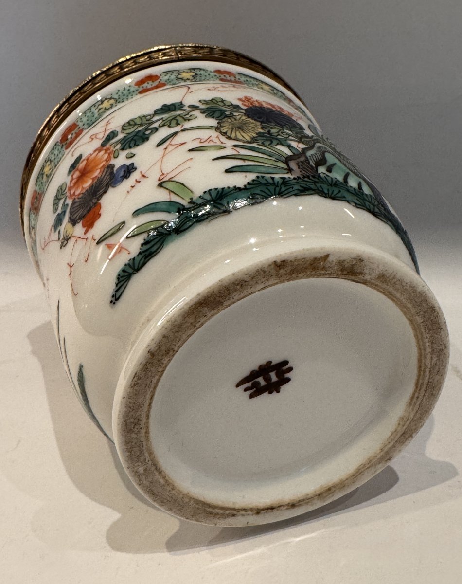 Samson Porcelain Inkwell With Chinese Design-photo-7
