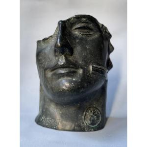 Sculpture - Igor Mitoraj “Centurion II” - Visage en bronze