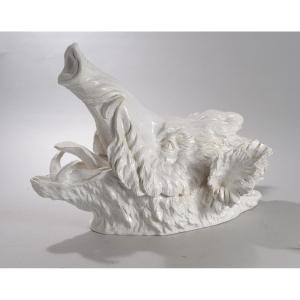 Hure De Sanglier - Terrine - Jean-paul Gourdon - Glazed Earthenware - Centerpiece