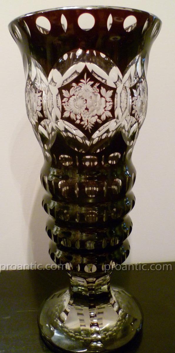 Bohemian Crystal Vase-photo-1