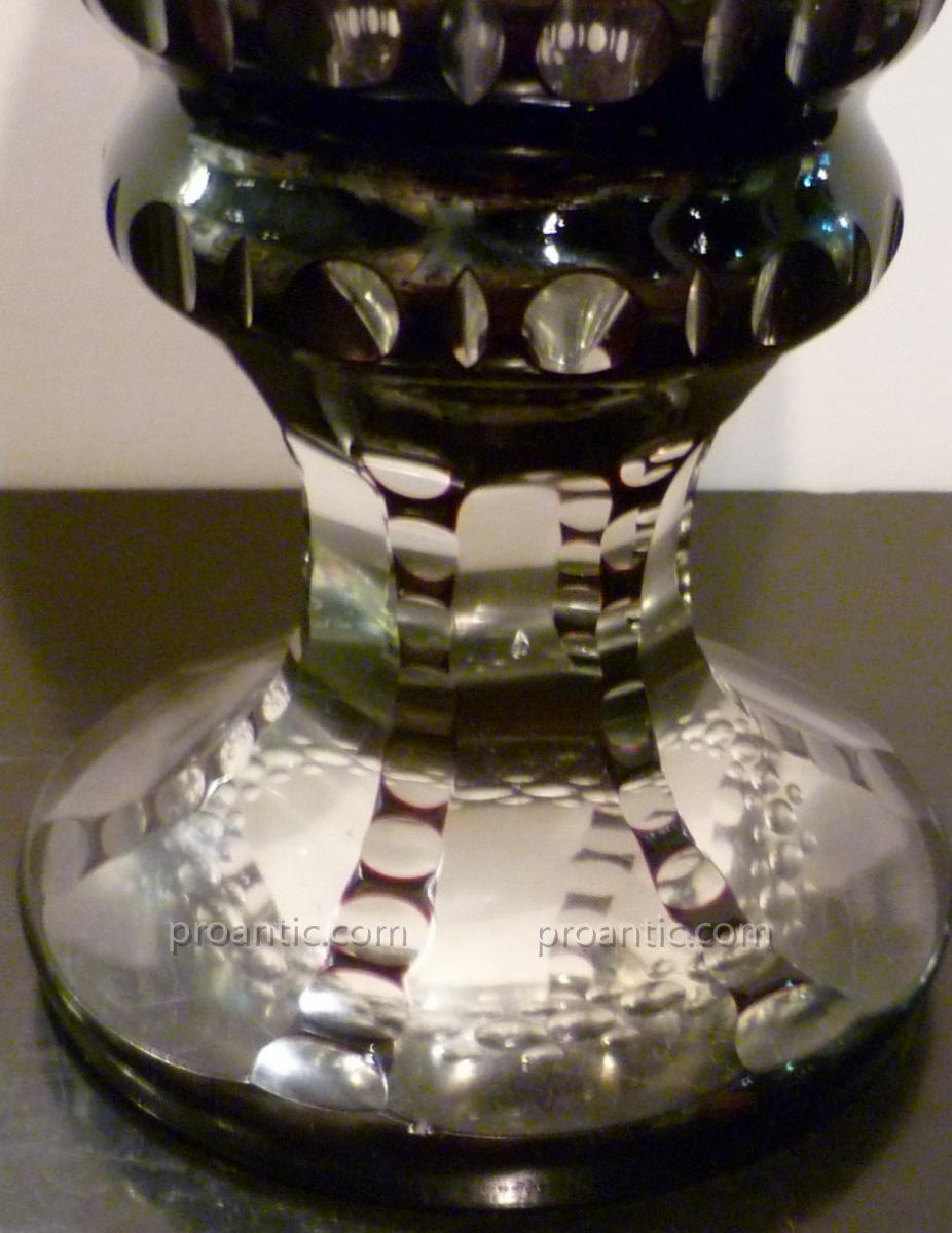 Vase En Cristal De Bohème-photo-3