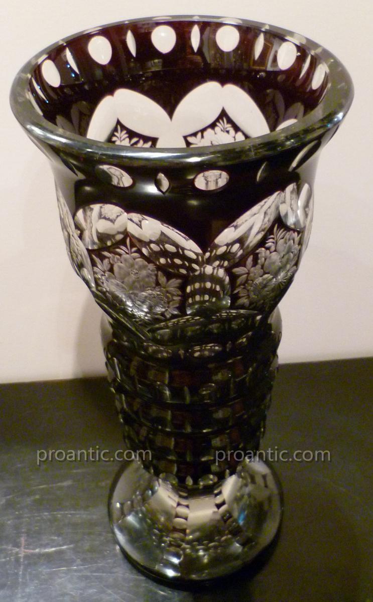 Bohemian Crystal Vase-photo-4