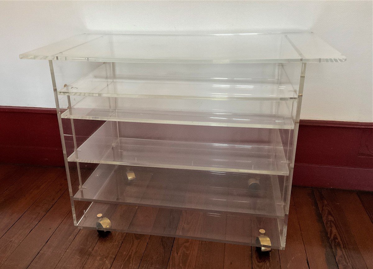 Desserte En Plexi Glass-photo-3