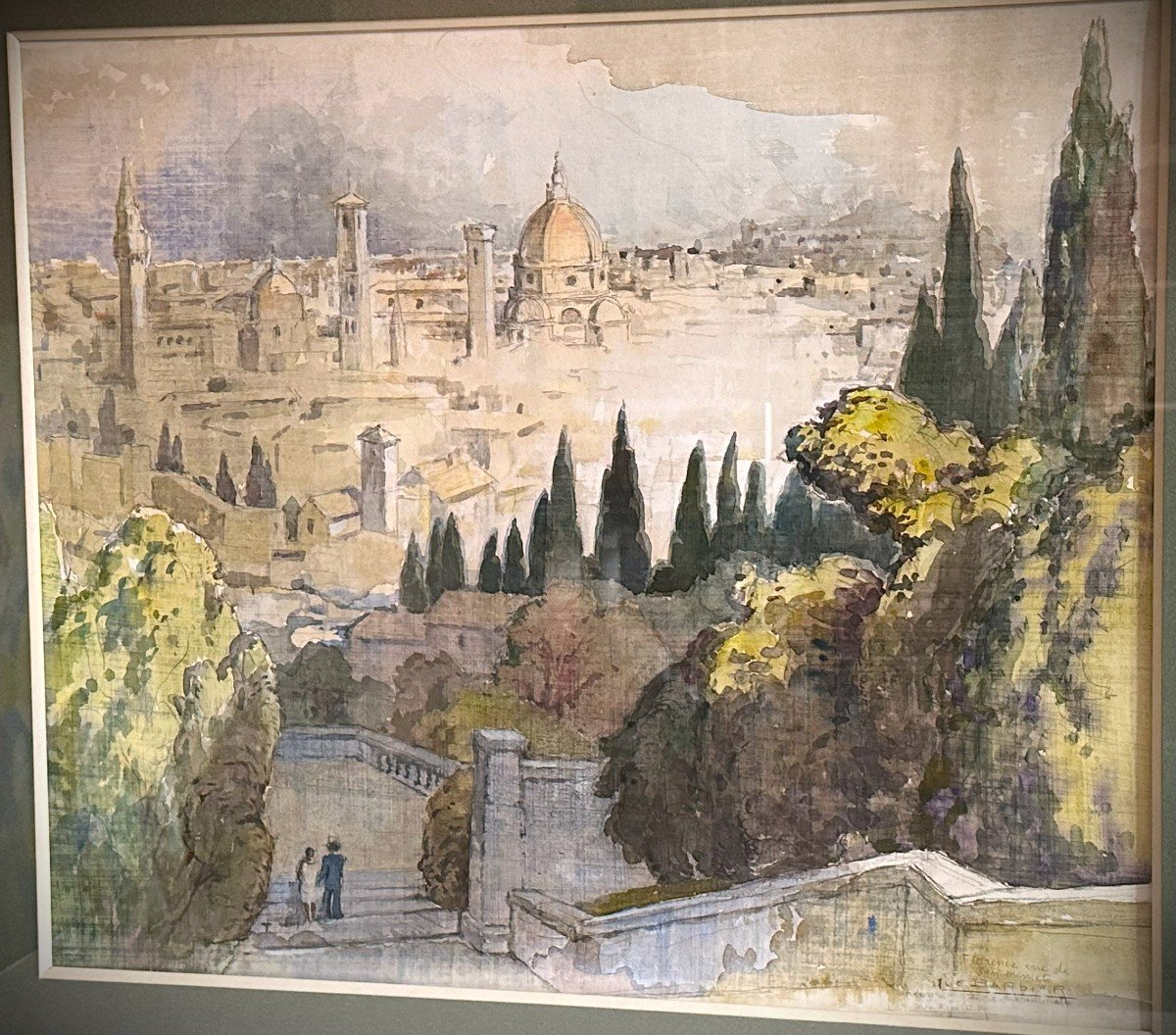 Barber Painting View Of Florence