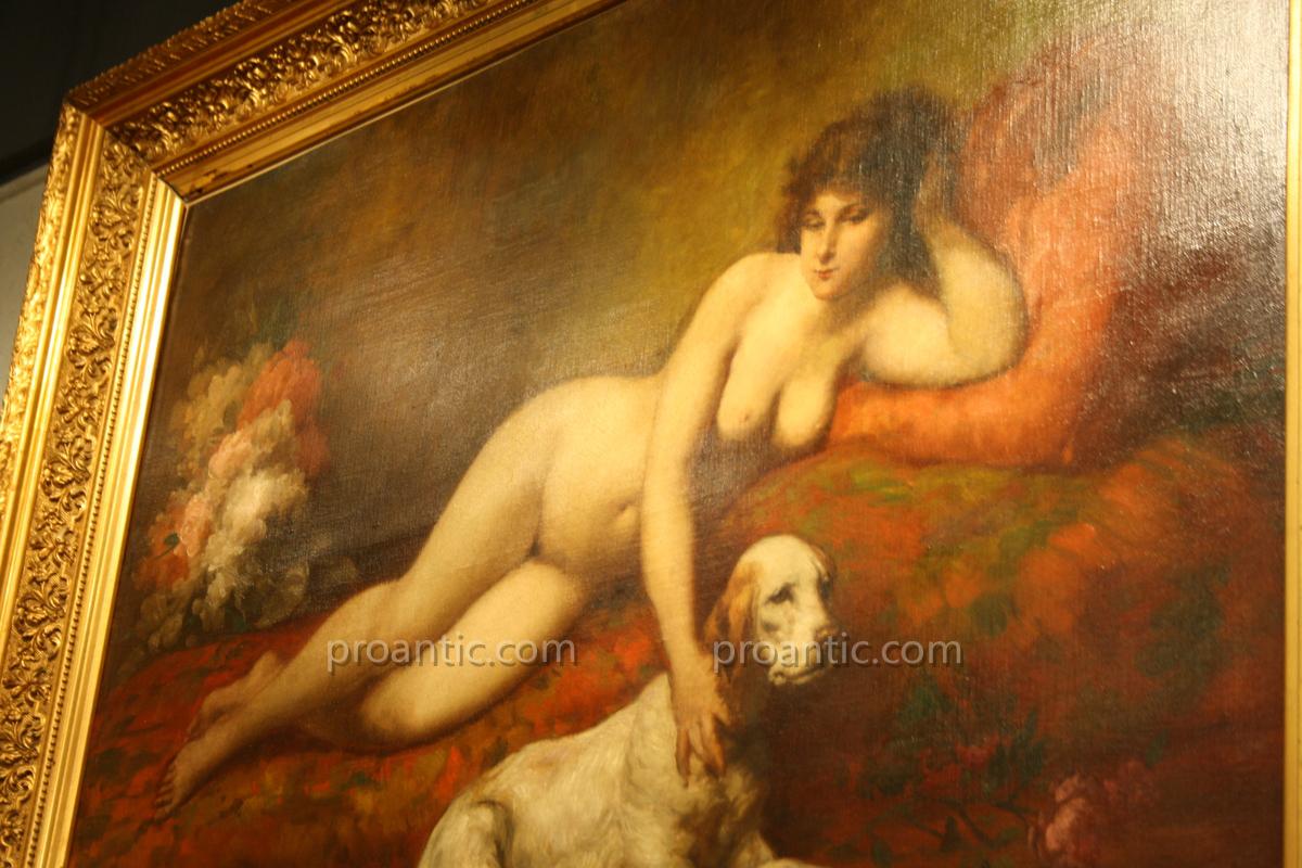 Table Nude Signed Theodore Levigne Nineteenth-photo-4