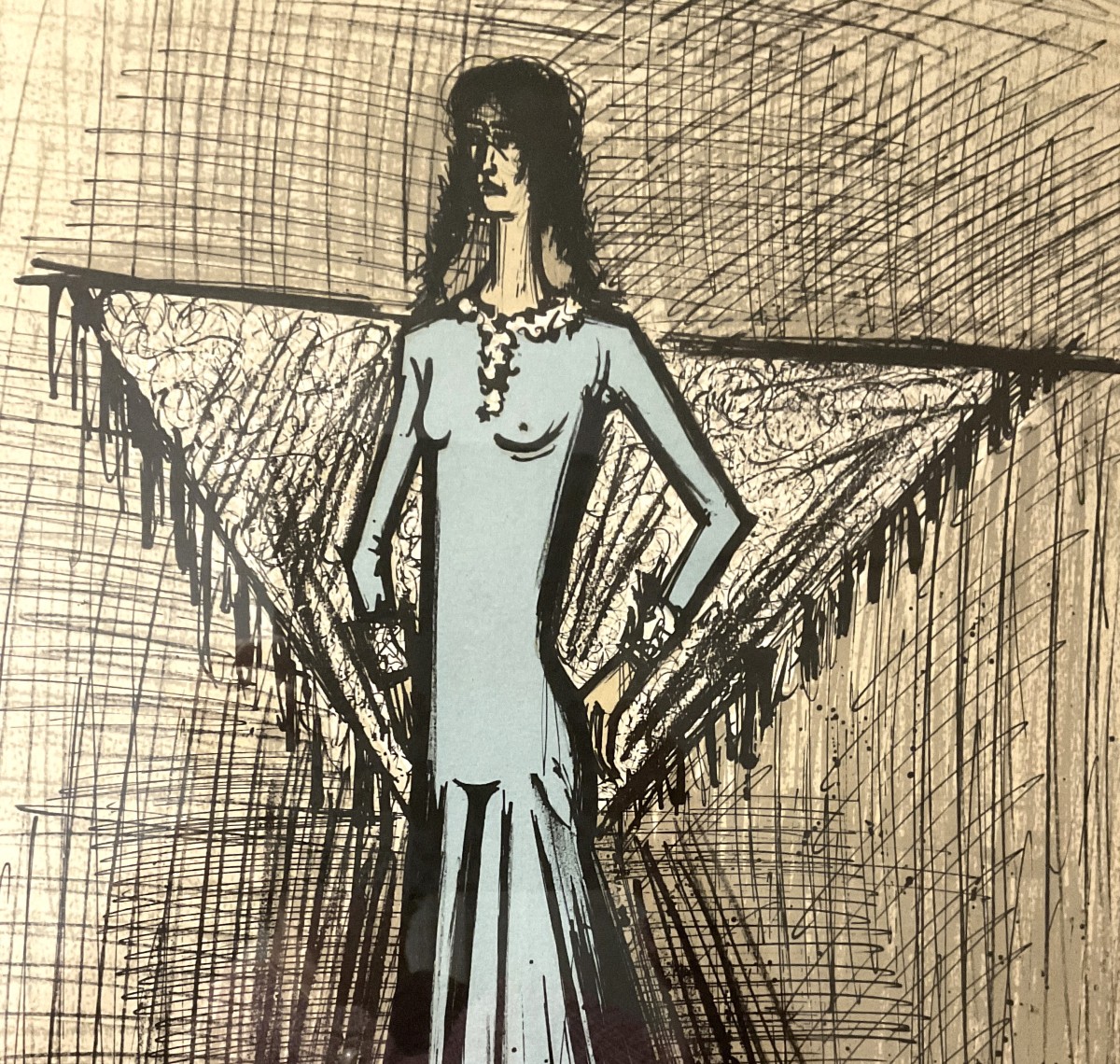 Lithograph  Bernard Buffet After Micaela Carmen Series -photo-3