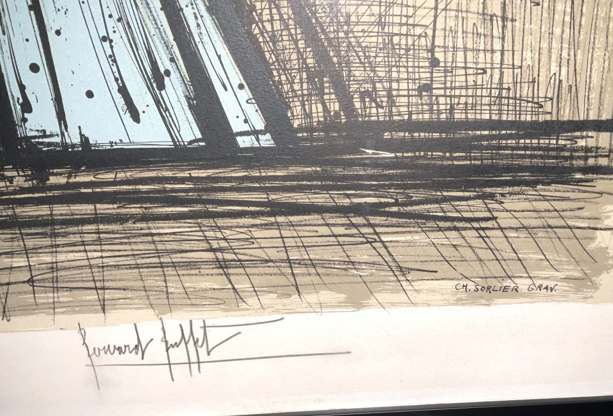 Lithograph  Bernard Buffet After Micaela Carmen Series -photo-2