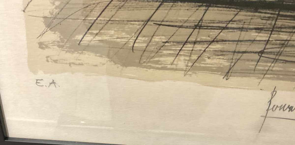 Lithograph  Bernard Buffet After Micaela Carmen Series -photo-4