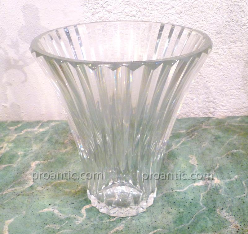 Vase En Cristal Estampillé Baccarat-photo-2