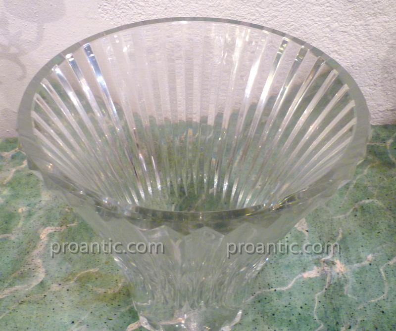 Stamped Baccarat Crystal Vase-photo-3