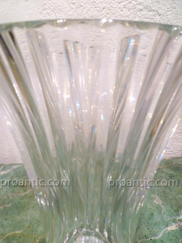 Vase En Cristal Estampillé Baccarat-photo-1